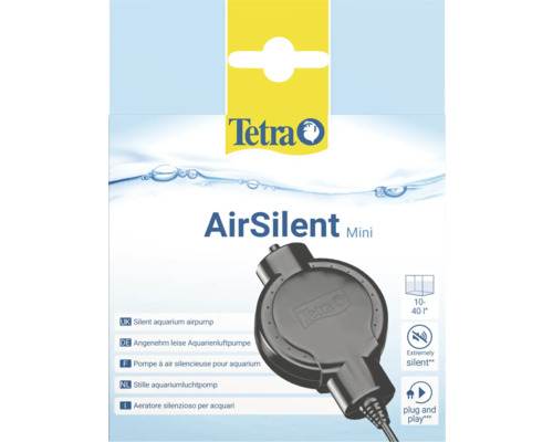 Pachet pompă de aer pentru acvariu Tetra AirSilent Mini