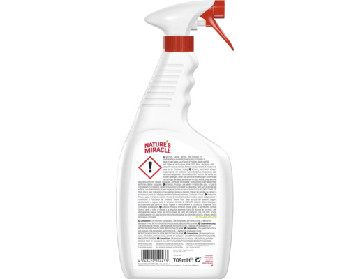 Nature''s Miracle Eliminator de pete și mirosuri pentru pisici în flacon spray de 709 mililitri