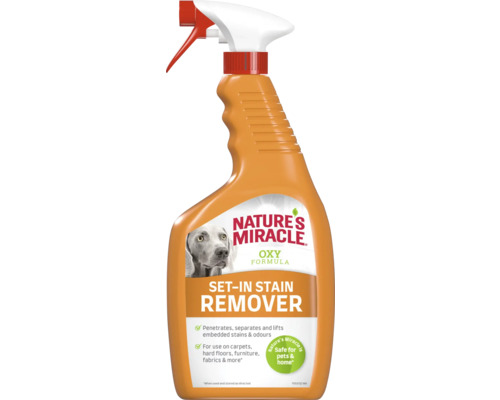 Soluție îndepărtat pete și mirosuri câini Nature's Miracle® Set-In Stain Remover Dog 709 ml