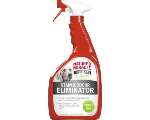 Soluție îndepărtat pete câini Nature's Miracle® Ultimate Stain & Odor Eliminator Dog 946 ml