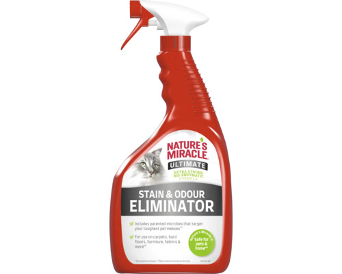 Soluție îndepărtat pete pisici Nature's Miracle® Ultimate Stain & Odor Eliminator Cat 946 ml