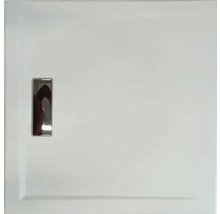 Cădiță de duș rectangulară, plată, cu set de scurgere