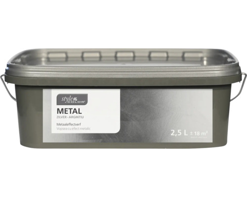 Găleată vopsea cu efect metalic, 2,5 litri