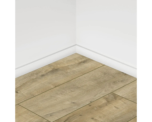 Pardoseală laminată montată în colțul unei camere