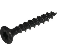 Șurub negru pentru lemn cu cap Torx
