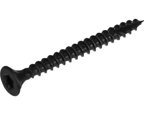 Șuruburi lemn universale Ø3,5x25mm Dresselhaus JD Black Edition, 100 buc. Șurub negru individual cu filet