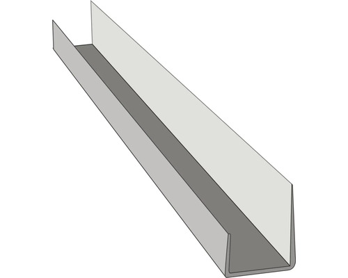 Profil KNAUF J PVC alb pentru protecție cant placă 12,5 mm Profil U din metal