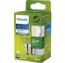 Bec LED Philips cu soclu E14 în ambalajul produsului