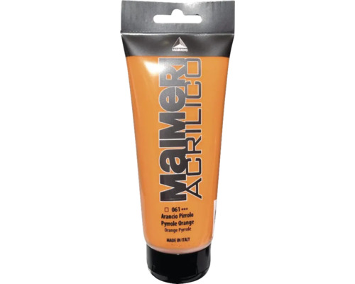 Culoare acrilică Maimeri Acrilico 061 Pyrrole Orange 75 ml Culoare acrilică Maimeri Acrilico 061 Pyrrole Orange 75 ml
