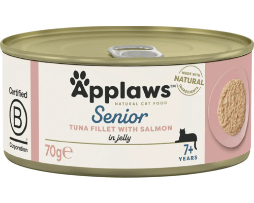 Hrană umedă pentru pisici Applaws Senior cu ton și somon 70 g