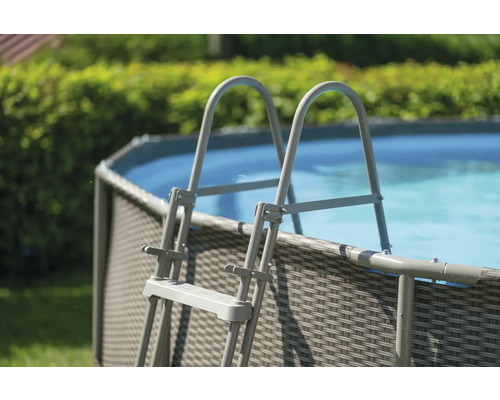 Set piscină cu cadru metalic Ø 457 cm H 106 cm capacitate | HORNBACH