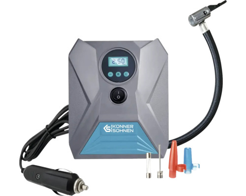 Compresor digital cu accesorii pentru vehicule