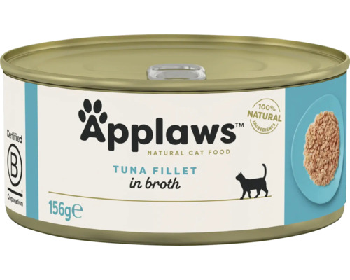 Hrană umedă pentru pisici Applaws Adult cu file de ton în supă 156 g