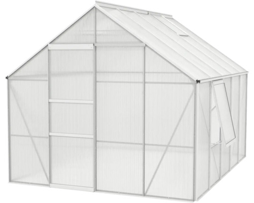 Seră cu luminator și fereastră care se poate deschide