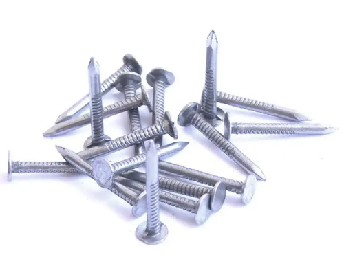 Cuie pentru șindrilă 3x18mm, oțel zincat, 1kg per pachet Grămadă de cuie din sârmă zincată cu tijă canelată