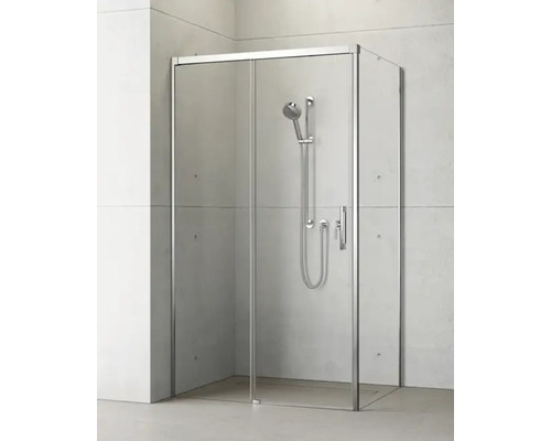 Ușă culisantă pentru nișă Radaway Idea KDJ, 160Rx200,5 cm, sticlă securizată transparentă, profil crom