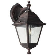Aplică exterior felinar în jos Nissi E27 max. 1x60W IP44, ruginiu