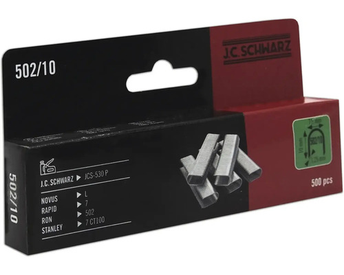 Capse zincate Jc Schwarz 502/10mm, 500 buc. Pachet capse tip 502/10