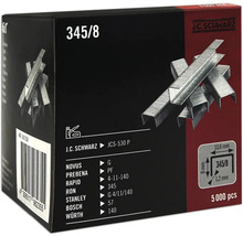 Capse J.C. Schwarz 345/8, 5000 bucăți, potrivite pentru diverse capsatoare