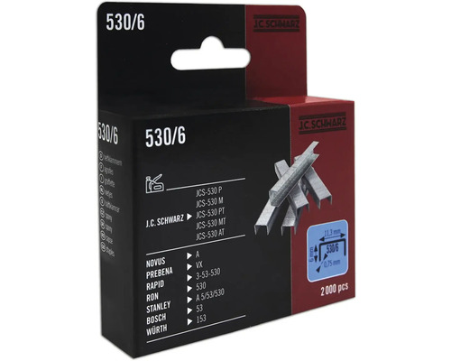 Capse J C Schwarz tip 530/6, 2000 bucăți