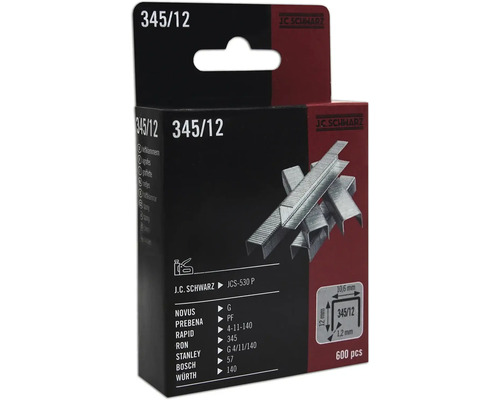 Capse zincate Jc Schwarz 345/12mm, 600 buc. J.C. Schwarz Capse tip 345/12, 600 bucăți