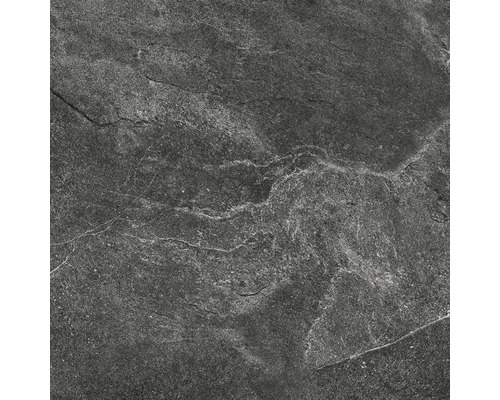 Placă terasă FLAIRSTONE City Wave black 59,7x59,7x2 cm Placă ceramică cu aspect de piatră
