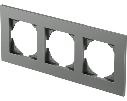 Ramă triplă pentru întrerupătoare și prize