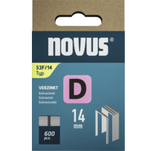 Capse Novus tip 53F/14 zincate, 600 bucăți, 14 milimetri