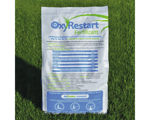 Pachet de fertilizant OxyRestart NPK 10-15-10 cu microelemente