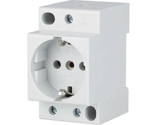 Priză simplă cu împământare Eaton pentru tablou electric cu șină 16A 250V AC Priză individuală cu contact de protecție pentru montare pe șină DIN