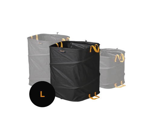 Trei saci de grădină în diferite vederi cu indicația de mărime L