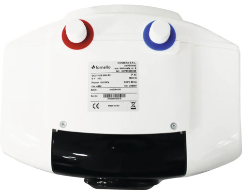 Boiler de apă caldă cu volum de zece litri