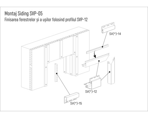 Instrucțiuni de montaj pentru siding SVP-05