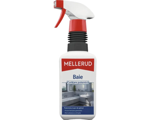 Soluți anti-calcar pentru baie Mellerud 0,5L Mellerud Soluție de curățat baie, flacon cu pulverizator