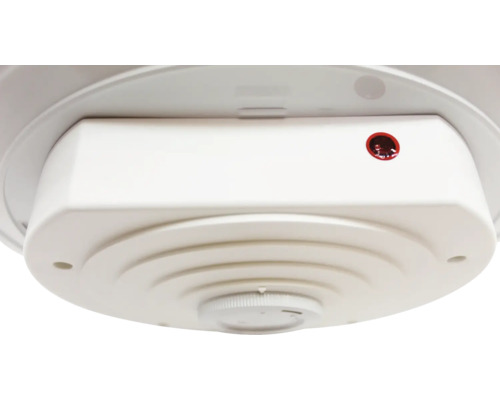 Detector de fum montat pe tavan cu buton de test și indicator LED