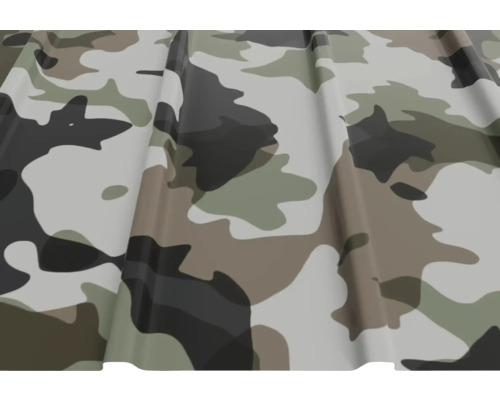 Tablă trapezoidală cu model de camuflaj