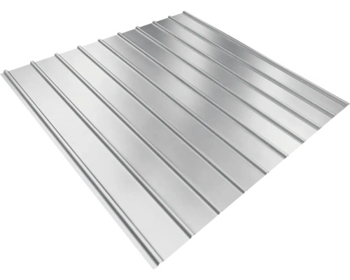 Tablă cutată Bravo H12 910x0,4 mm zinc (lungime configurabilă)