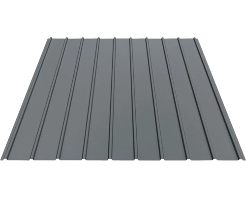 Tablă trapezoidală din oțel gri pentru acoperiș și perete