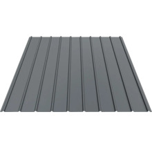 Tablă cutată Bravo H12 1142x0,45 mm RAL 7016 sandish (lungime configurabilă)