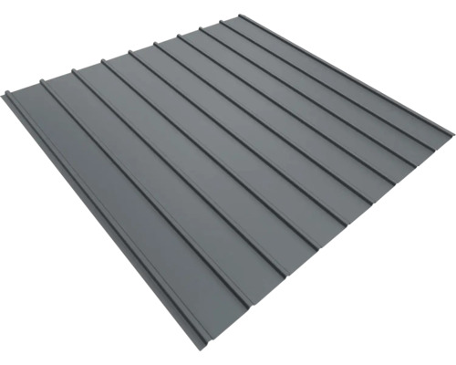 Tablă trapezoidală din oțel gri pentru acoperișuri