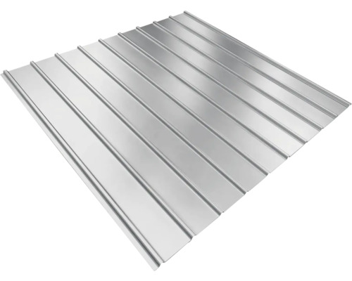 Tablă cutată Bravo H12 1142x0,5 mm zinc (lungime configurabilă)