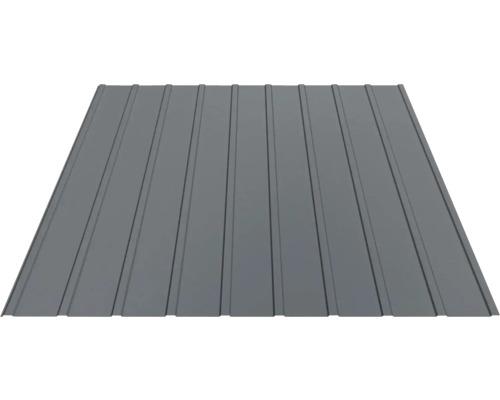 Tablă cutată Bravo H6 1221x0,5 mm RAL 7016 mat (lungime configurabilă)