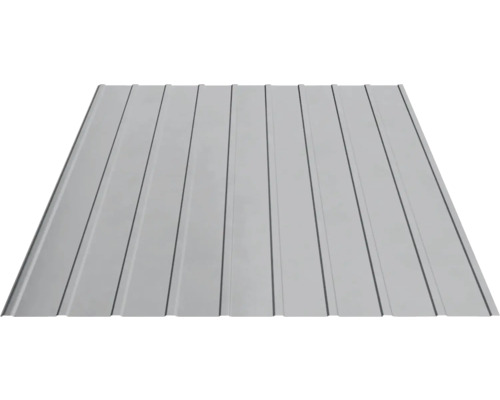 Tablă cutată Bravo H6 9704x0,4 mm zinc (lungime configurabilă)