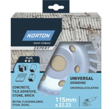 Disc abraziv universal Norton Expert 115 mm x 22,23 mm în cutie de carton