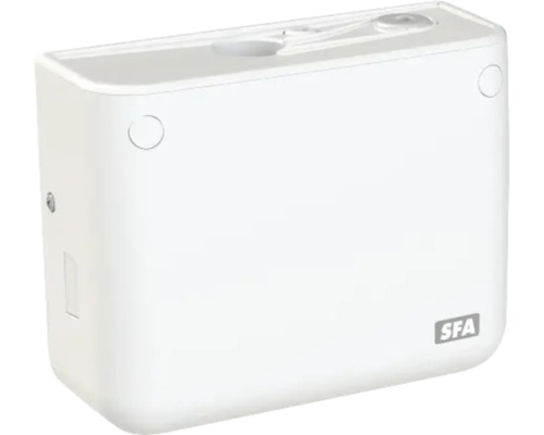 Logo SFA pe pompă sanitară pentru ape uzate