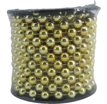 Șirag de mărgele aurii pentru decorare