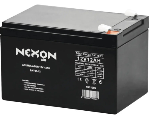 Baterie pentru gard electric NEXON 12 V 1 Ah