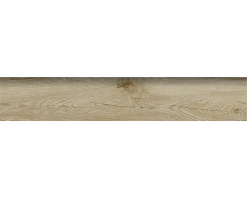 Plintă ceramică MIRAVA OSLO walnut light 8 x 60 cm Placă ceramică aspect lemn cu granulație de lemn