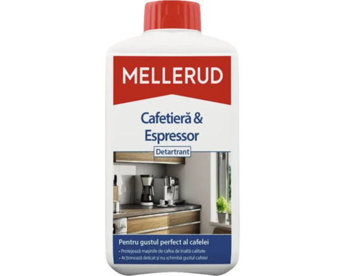 Soluție anti-calcar pentru aparatele de cafea Mellerud 1L Soluție de curățare Mellerud pentru cafetiere și espressoare