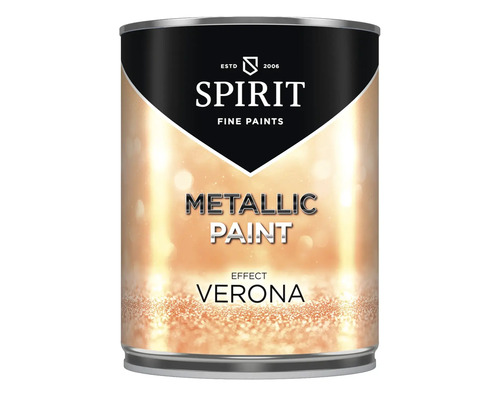 Vopsea decorativă pentru interior Spirit Verona efect metalic argintiu 1 l